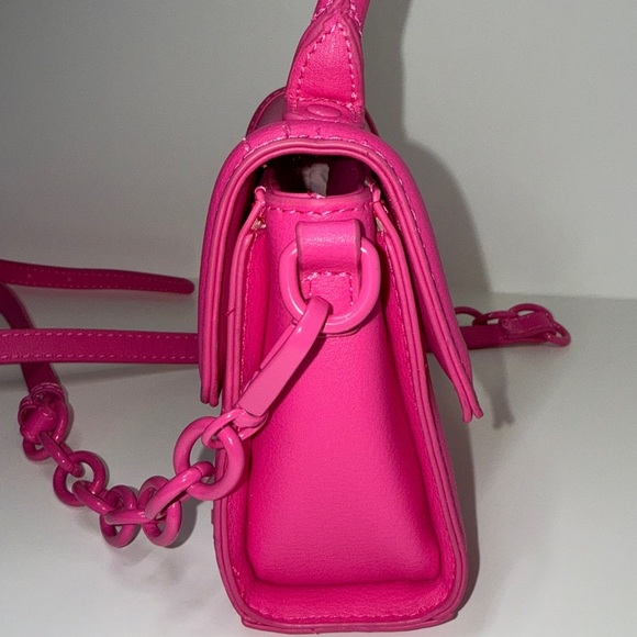Madden Girl Hot Pink Mini Handbag Crossbody Purse OS Barbiecore Feminine Y2K - Picture 7 of 16